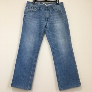 DKNY Soho Relaxed fit straight leg  light wash denim blue jeans
